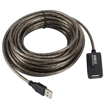 5M 10 M 15M 20M USB 2.0 Kabel, Podaljšek Kabel, Žice Prenos Podatkov Podaljšek Za Monitor, Projektor Miške, Tipkovnice