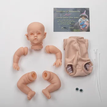 NPK 12 novo prerojeni fairy doll kit nedokončane unpainted prazno vinil deli DIY igrača prerojeni FLO pravljice, komplet z certifikat