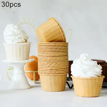 100 kozarcev Mini Barvita Papir Cupcake Torto Linijskih Peko Muffin Polje Pokal Primeru Stranka Pladenj za Torto Plesni Okrasitev Orodja