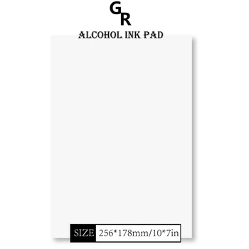 10 Kos/Paket Gladko Alkohola Ink Pad Papir za Barvanje, Risanje umetniško delo DIY Obrti N84D
