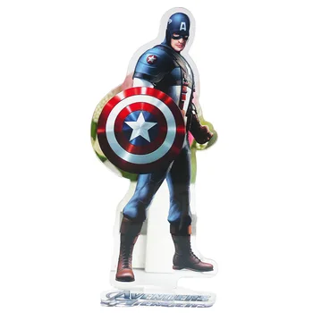 Marvel Legende Avengers Ključnih Verige Nove Deadpool Captain America Thanos Groot Keychain Akril Dekoracijo Na Debelo Keyring