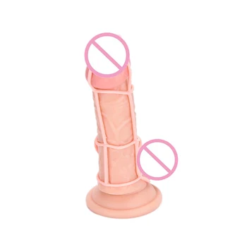 Moški spolni izdelkov za moški Penis Širitve,zamude obroč mreže,silikonski neto petelin obroč za Penis Prstan Enhanced Sladko Kletko 1Pcs Naključno