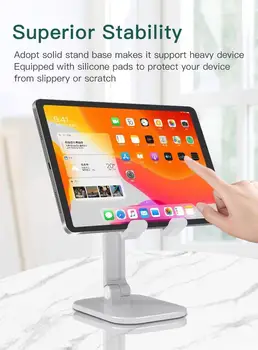 Namizne Tablični Kovinsko Zložljivo Držalo Razširiti za Podporo support Desk Mobilni Telefon, Držalo, Stojalo Nastavljivo za iPhone12 iPad Zraka Xiaomi Tabela
