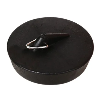 Črno Plastično Kad pomivalno Korito Plug 40 cm iz Nerjavečega Jekla Žogo Verige Z s Kavljem Gospodinjske Potrebščine