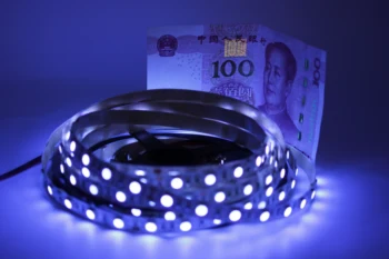 UV Led Trak svetlobe 5050 SMD 60leds/m 395-405nm Ultravijoličnih Žarkov LED Diod Trak Vijolično Prilagodljiv Trak lučka za DJ Fluorescence 110892