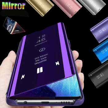 Ogledalo Flip Primeru Telefon Za Huawei P40 P20 P30 Pro Lite Y6 Y7 Y9 P Smart 2019 Mate 40 30 Čast 20 10 8A 8X 10i 9X Pokrov 11140