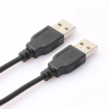 0.5/1,2 M A Moški-Moški Kabel Podaljšek 480 Mbps USB 2.0 Tip Kabel Podaljšek za Trdi Disk Fotoaparat Črn Kabel USB Podaljšek