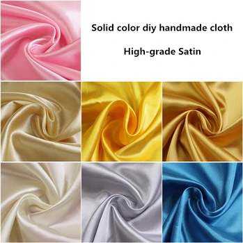 Barva Saten tkanine svileno krpo 150*100cm Ročno DIY za polje oblog doma obleko zavese stranka dekoracijo šivanje ozadju 112340