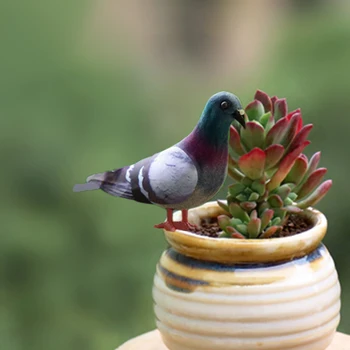 Simulacija Pene Golob Model Umetnega Imitacije Ptica Živalski Vrt Ornament Miniaturne Figurice Poroko Dnevna Soba Dekoracijo