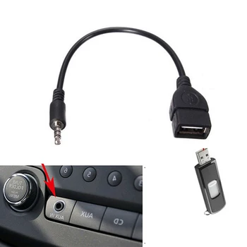 3.5 mm AUX Audio Vtič Za USB 2.0 OTG Adapter Pretvornik USB, Aux Kabel Kabel Za Mobilni Telefon, Avto MP3 Zvočnik U Disk USB Flash