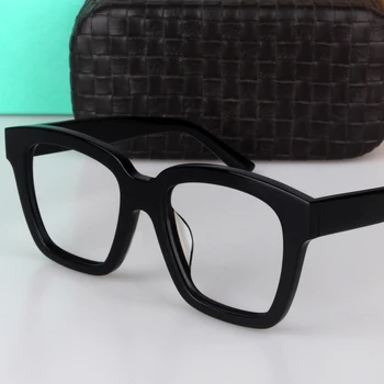 Zerosun Očala Okvirji Moški Ženske Koreja Očala Moški Acetat Črna Očala Janpanese Vintage Retro Nerd Očal za Optično