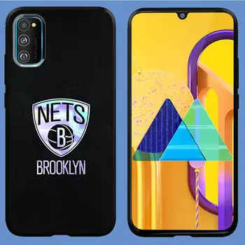 Brooklyn Mreže Črn Telefon, Ohišje Za Samsung S6 S7 Rob S8 S9 S10 E lite2019 S20 Plus Kritje Fundas Coque