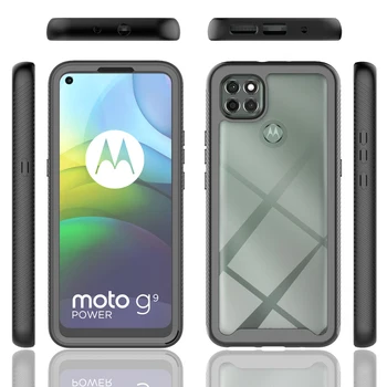 Pregleden Zaslon Polne 360 Primeru Telefon Za Motorola G9 E7 Eno 5G Ace G Pisalo Igrajo Plus Moč 2021 Shockproof zaščitni Pokrov 114140