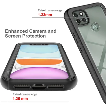 Pregleden Zaslon Polne 360 Primeru Telefon Za Motorola G9 E7 Eno 5G Ace G Pisalo Igrajo Plus Moč 2021 Shockproof zaščitni Pokrov