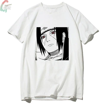 Japonski Harajuku Moda Anime Poletne T Shirt Itachi Risanka Priložnostne Kul Ulične Sasuke Tshirt Za Moške, Nekaj Obleke Vrhovi
