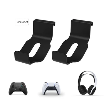 2PCS PS5 Krmilnik za Igre Držalo za Slušalke Slušalke Imetnik Obešalnik za Playstation 5/Xbox Serije X Brezžični Gamepad