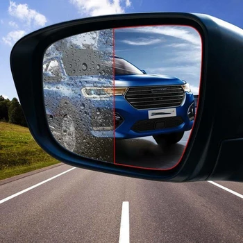 Avto Rearview Mirror Stekla Film Nepremočljiva Anti-Megla Dež-Dokazilo Okno MembraneNEW