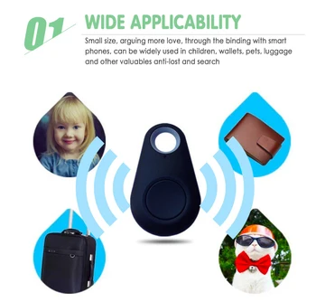 Smart Mini GPS Tracker Waterdichte Tipko Sledilnega Vrečko Otroci Sledilci Finder Apparatuur Mini Anti Izgubil Alarm Smart Keychain