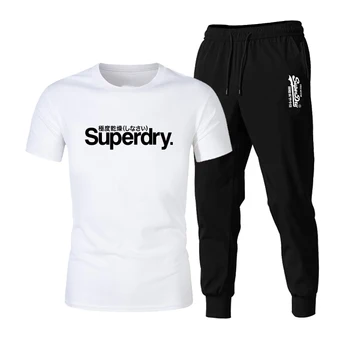 2021 sklopov moda za moške majice + dva kosa hlače določa športna trenirka moški / ženske-jordan 23-obleko tiskanja vrhovi + hlače fitn