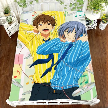 Anime Manga BREZPLAČNO! IWatobi Plavati Klub Posteljo Stanja 150*200 cm Bedsheet