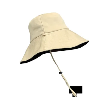 Malo Daisy ribič klobuk Japonski ženska poletne velike dvojno kapi joker dežnik klobuk dvostranski lahko nosijo za zaščito pred soncem klobuk