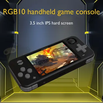 Powkiddy RGB10 Retro-Ročni Igri Igralec, 3,5-palčni Zaslon IPS Quad-core Igra Konzola Za MAME/N64/PS/CP3/NEOGEO Otrok Darilo