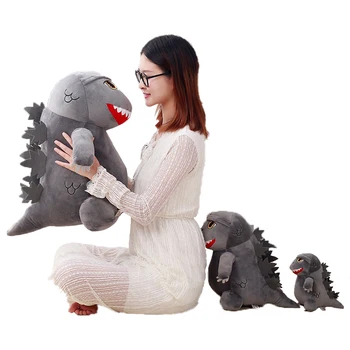 Nova Risanka Godzilla Vs Kong Anime Mehki Pliš Plišaste Lutke Dinozaver Kralj Pošasti, Ogromen Dinozaver Huggable Blazino Otroci Igrače