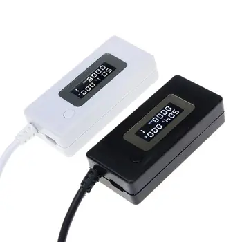 LCD USB Napetost/Ojačevalniki Moči Meter Tester Multimeter Test Hitrost Polnilniki Kabli Zmogljivosti Moči Banke