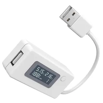 LCD USB Napetost/Ojačevalniki Moči Meter Tester Multimeter Test Hitrost Polnilniki Kabli Zmogljivosti Moči Banke