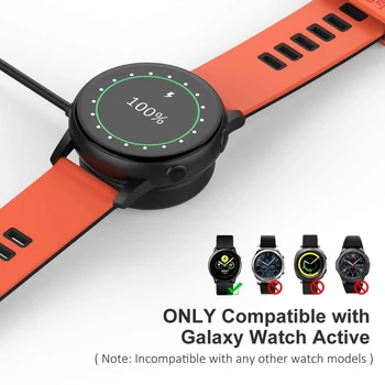 Brezžični Polnilnik Dock za Samsung Galaxy Watch Aktivna 2 40 mm 44 Smart Watch Polnilnik Manšeta Nosilec