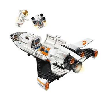 Prostor serije Mars exploration space shuttle sestavljanje majhnih delcev gradnik igrača fant je za rojstni dan 331PCS