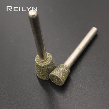 Reilyn Diamond Brušenje Točke Kolenom 6 mm Točko Velikosti 6 mm-16mm Peska 60# Kovinski Piling Diamantni Kamen Jade Brušenje Točke Poliranje 11647