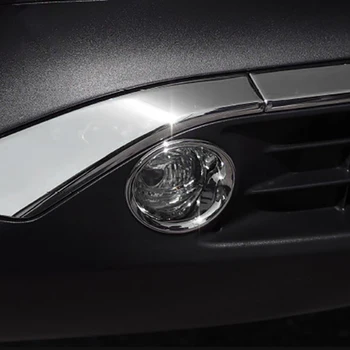 Za Toyota Lunj Venza 2020 2021 ABS Chrome Prednji meglenki Pokrov, Okvir Trim Spredaj Fender Strani Zraka Vent Kritje Trim