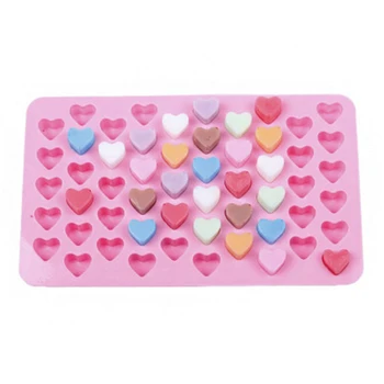 Silikonsko Plesni 55 Mini Srce Ljubezni Vrsto Čokolade Plesni DIY Torto Dekoracijo Peko Plesni Hrane Silikona Enostavno Sprostitev