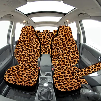 Aimaao 1/2/7 Kos Leopard Zrn Avto Sedeža Kritje Mehka Tkanina Fit Najbolj Avto SUV Tovornjak Za VW Kia Ceed Fiat 500, Mercedes