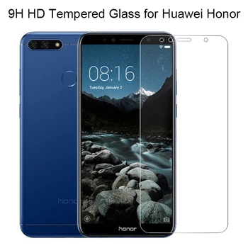 Telefon Kaljeno Steklo za Huawei Honor 7C AUM L41 Screen Protector Film na Čast 7A 7C Pro Zaščitno Steklo za Čast 7A DUA L22