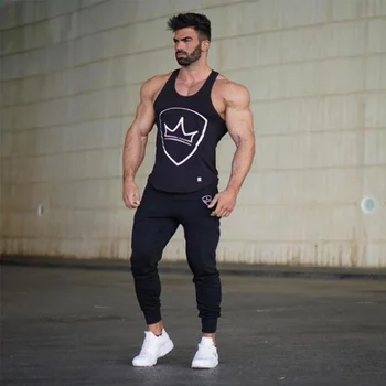 2019 Priložnostne Skinny Hlače Mens Joggers Sweatpants Fitnes Vadbo Brand Track hlače Nove Jesensko Moška Moda Hlače