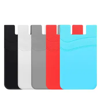 Primeru Mini Univerzalno Lepilo Telefon Nazaj Slim Stick-On Žep Imetnik Kreditne Kartice Izmenljive Torbica, Denarnica Trdno Držijo Praktično