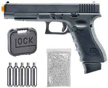 Umarex Glock G34 Gen4 C02 Blowback Deluxe (Vfc) Airsoft Pištolo Bb Air Soft Puško z Wearable4U Snop Tin Prijavite Kovinski Plakat