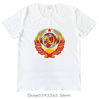 CCCP Sovjetski Vostok T-Shirt Moški Priložnostne Kratek Rokav O-neck Majica s kratkimi rokavi Hip Hop Tees Vrhovi Harajuku Ulične Fitnes