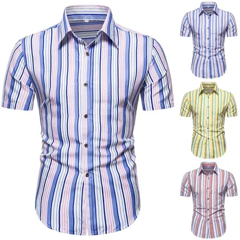 Novi Moški T-shirt Dela Priložnostne Moda Natisnjeni Kratek Rokav Vrh Bluzo Srajce Visoke Kakovosti Poslovnih Vsakdanjem Življenju Majica Camisa 2021