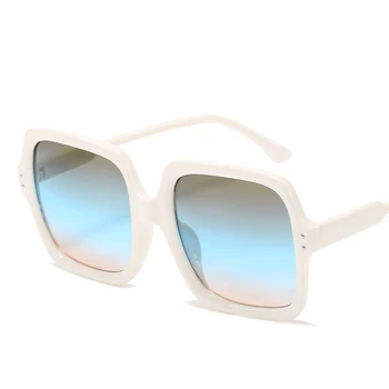 Modni Trend Velik Okvir sončna Očala Šampanjec Retro sončna Očala Voznik Očala Očala Anti-glare Polarizer Anti-UV