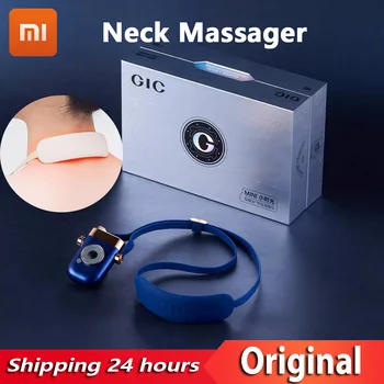 YOUPIN GIC Prenosni Vratu Massager DESET+EMS Dvojni Pulz Smart Materničnega vratu Vroče Stiskanje Massager Bluetooth Aplet Nadzora za Telefon