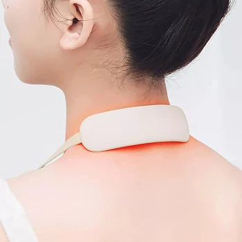 YOUPIN GIC Prenosni Vratu Massager DESET+EMS Dvojni Pulz Smart Materničnega vratu Vroče Stiskanje Massager Bluetooth Aplet Nadzora za Telefon
