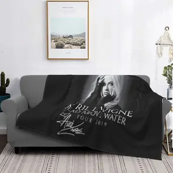 Glavo Nad Vodo Tour 2019 Avril Lavigne Podpis 2021 Vrh Barve Prodajo Osebnost Odraslih Flanela Odejo