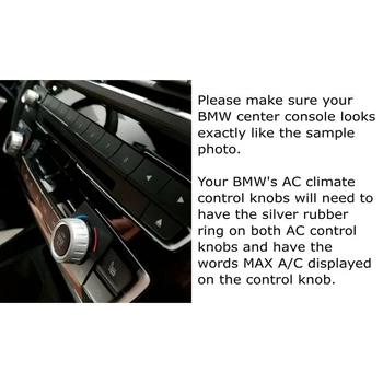 AC klimatska naprava in Radio Gumb Obroč, Prevleke za BMW 1 2 3 3GT 4 Serija (F20 F22 F30 F31 F32 F33 F80 F82 F87) 3Pcs Rdeča