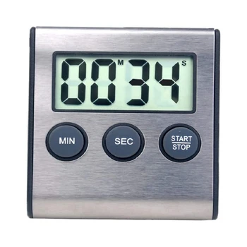Kuhinjski Timer, Digitalno Magnetni Digitalni Chronometer Digitalni LCD Zaslon, Alarm Magnet Ura Kuhanje Count Up Odštevalnik Štoparica