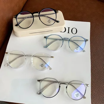 Imwete Kovinsko Modra Svetloba Blokiranje Očal Okvir Ženske Moški Anti Bluelight Igranje Računalniških Očal Poligon Optična Očala TR90