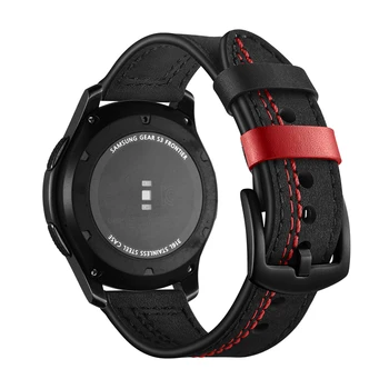 Pravega Usnja trak za Samsung galaxy watch 46mm prestavi S3 Meje Huawei watch gt 2 46mm watch band amazfit GTR 47mm zapestnica