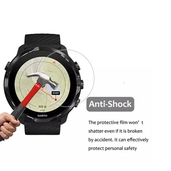 VSKEY 10PCS Kaljeno Steklo za Suunto Spartan Šport Zapestje HR Baro Zaščitnik Zaslon Smart Watch Anti-Scratch Zaščitno folijo